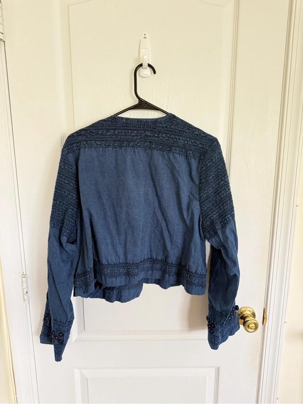Soft Surroundings NEW Theodora Bolero in Indigo